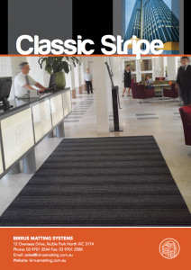 Birrus Classic Stripe Datasheet