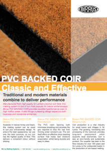 PVC-Backed Coir Datasheet